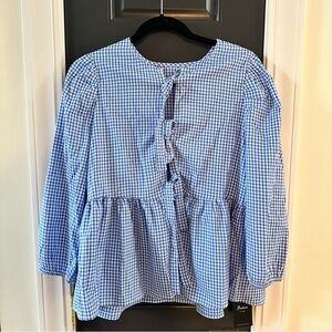 Viral Tie Front Blouse